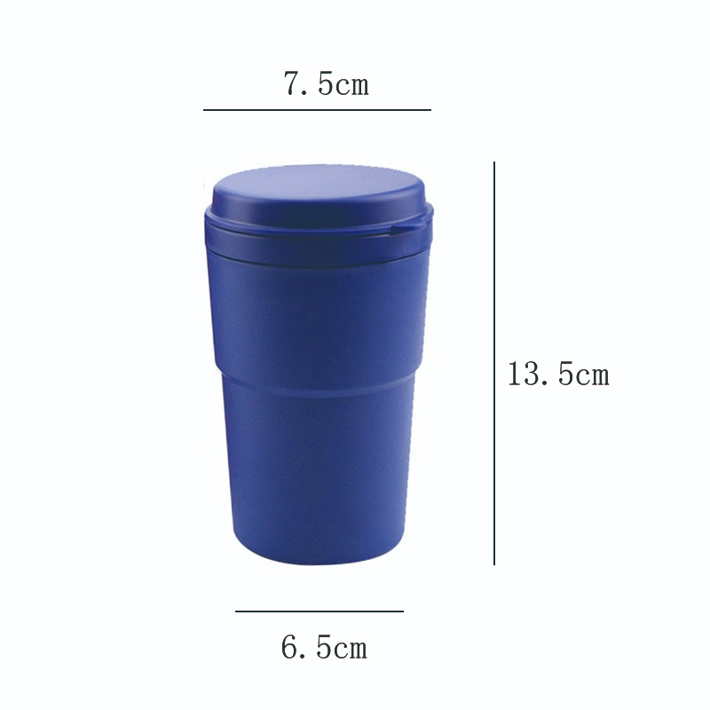 Car Portable Ashtray Cigarette Cup Car Bucket Smoke Ash Tray Holder Case for Car Home Smoking Accessories Candy Color