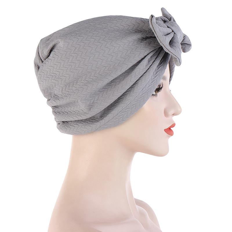 Headwrap Headscarves India Hats femme musulman turbante Women Muslim Turban Big Bows islamic Inner Hijab Caps Twisted Headwrap Headscarves India Hats femme musulman turbante