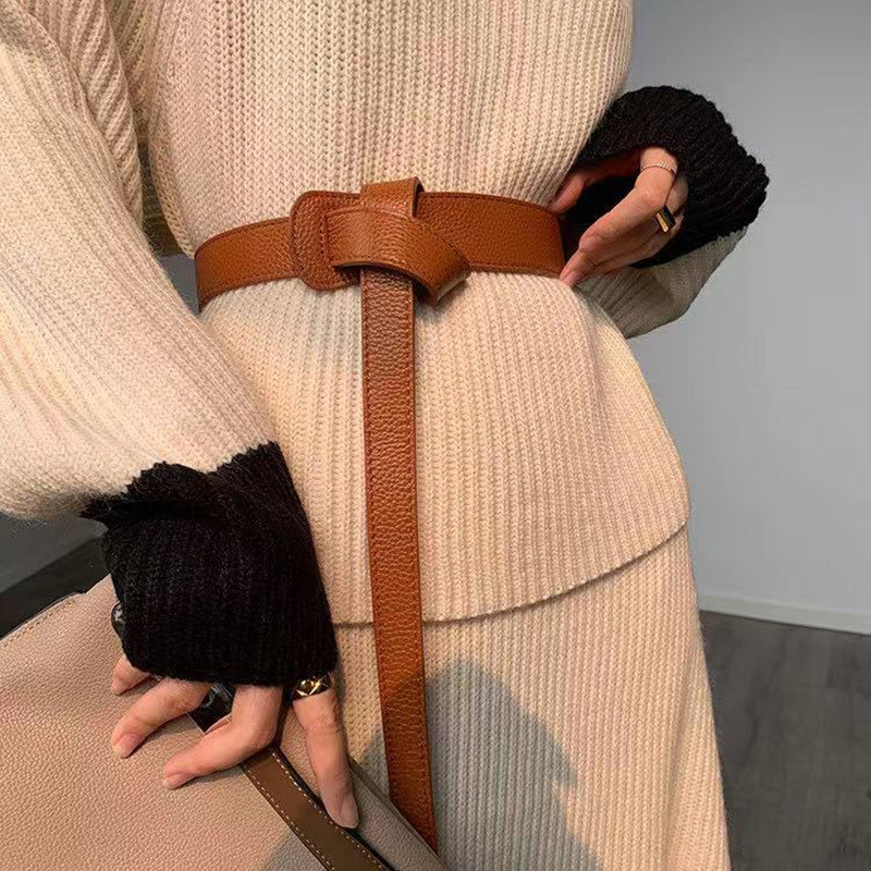 New Wide Corset Designer Belt for Women Female Tie Obi Waistband Black Brown Bow Leisure Belts For Ladies Wedding Dress Overcoat