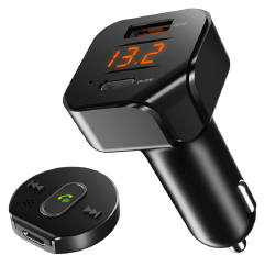 VR robot FM Transmitter Bluetooth Car MP3 Stereo Player Wireless Handsfree Car Kit with Fast USB Charger FM Radio Remote Control