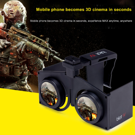 Virtual Reality Glasses Virtual Reality Headset 3D VR Glasses Mini Pocket-Sized Mobile Phone 3D Virtual Reality Box Panoramic VR