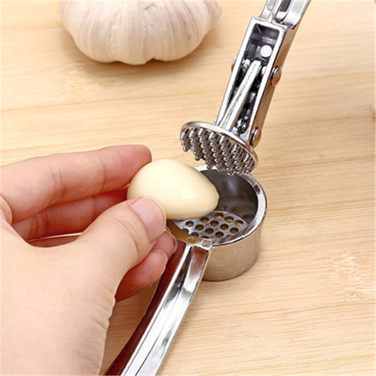 1pcs Garlic Press Crusher Kitchen Cooking Vegetables Ginger Squeezer Masher Handheld Ginger Mincer Tools Kitchen Accessories