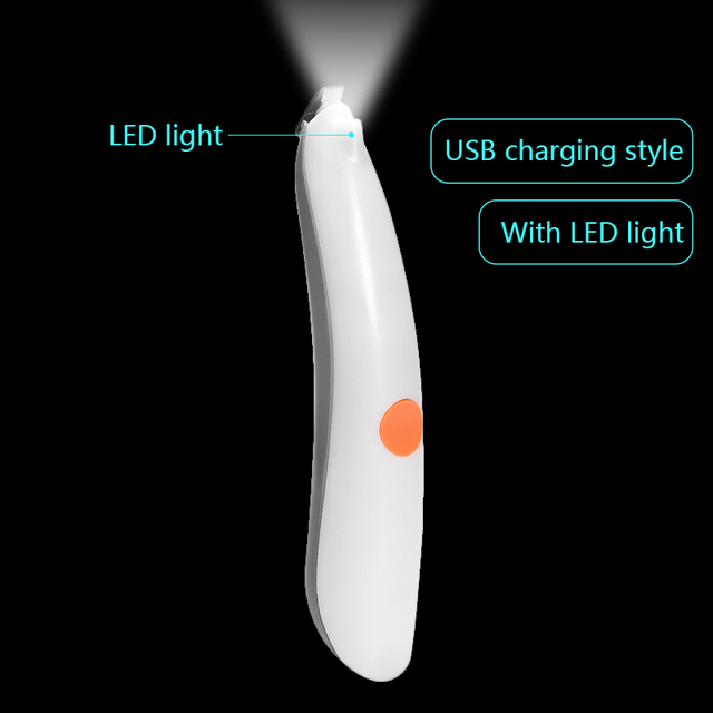 Dog Clipper Pet Foot Hair Trimmer Professional Cat Dog Grooming Clippes Animals Haircut Cutter Electric Shaver With LED Light