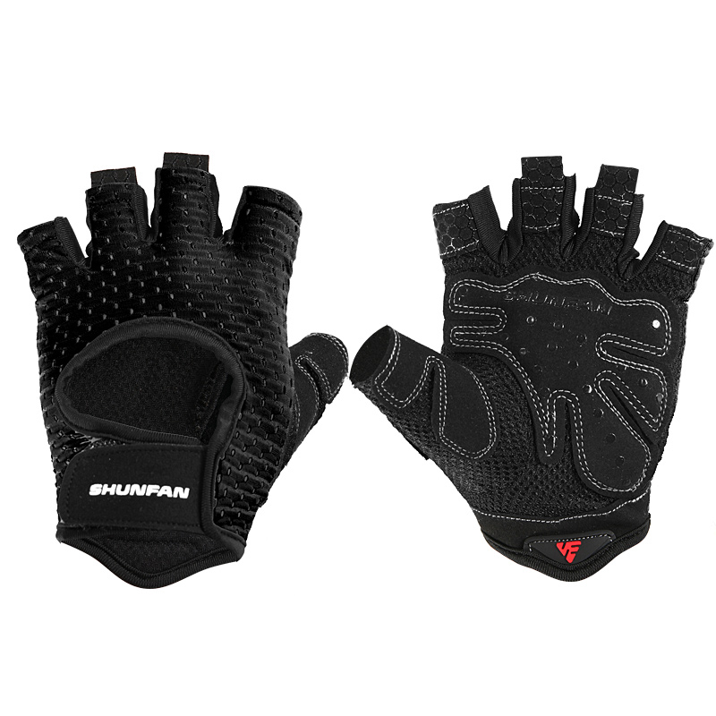 1 Pair Outdoor BodyBuilding Gym Fitness Wear Resistant Palm Protection  Professional Weightlifting Glove For Men&Women