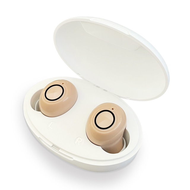 Rechargeable Mini In Ear Portable Invisible Hearing Aids Assistant Adjustable Tone Sound Amplifier For Deaf Elderly