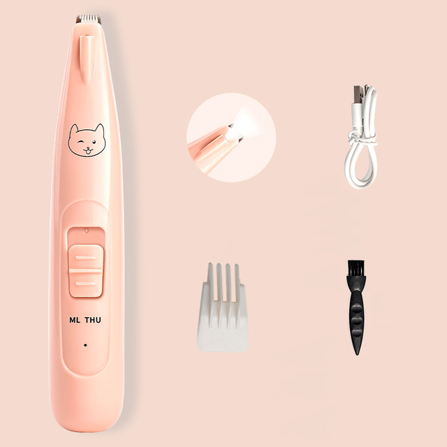 Dog Clippers (Pet/Cat/Dog/Rabbit)(Butt/Ear/Eyes/Foot)Pets cordless Rechargeable Professional Grooming haircut Trimmer Shaver Set