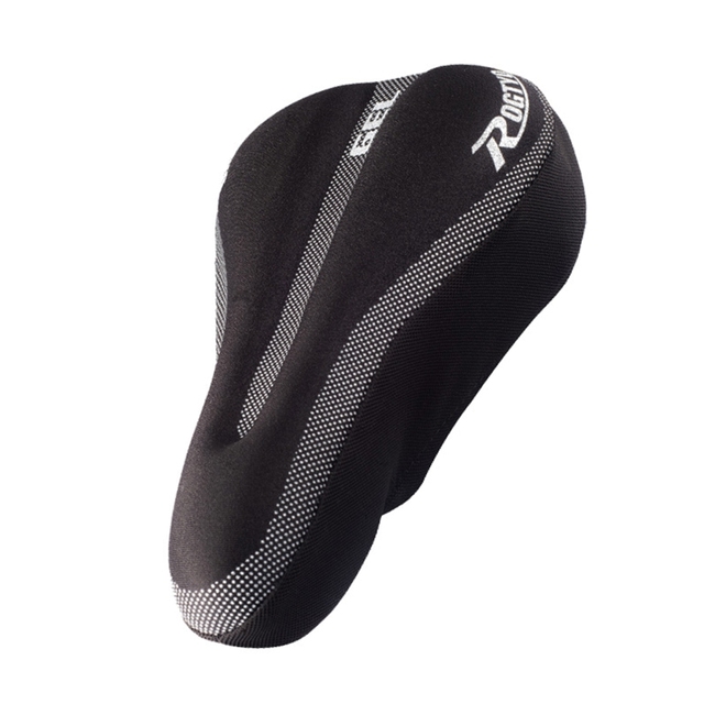 Gel Bike Seat Cover Padded Bicycle Saddle Covers Comfortable Exercise Bike Seat Cushion Cover for Cycling Mountain Drop Shipping