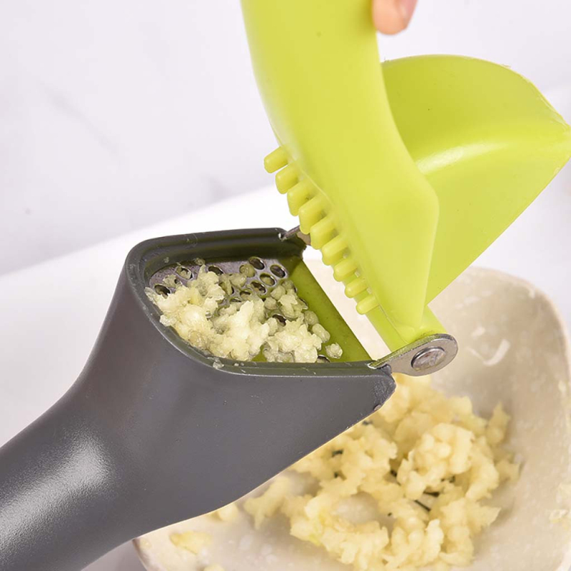 Metal Garlic Press Garlic Mincer Chopper Crusher Presser Slicer Grater Squeezer With Great Handle Kitchen Tools Household