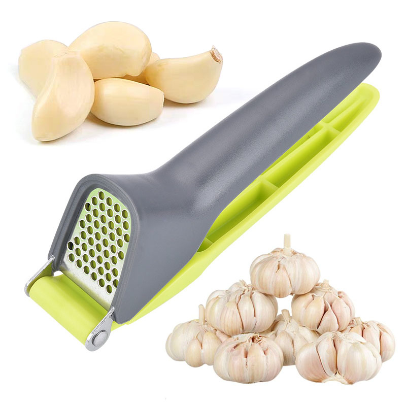 Metal Garlic Press Garlic Mincer Chopper Crusher Presser Slicer Grater Squeezer With Great Handle Kitchen Tools Household