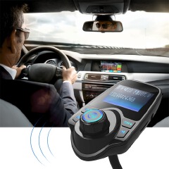 Bluetooth-compatible FM Transmitter Wireless FM Modulator Car Kit Car MP3 Audio Player HandsFree USB Car-Charger Transmittter FM