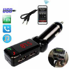 FM Modulator Car MP3 Player Handsfree Wireless Bluetooth Kit Fm Transmitter Led Car Mp3 Player USB Charger Car Accessories