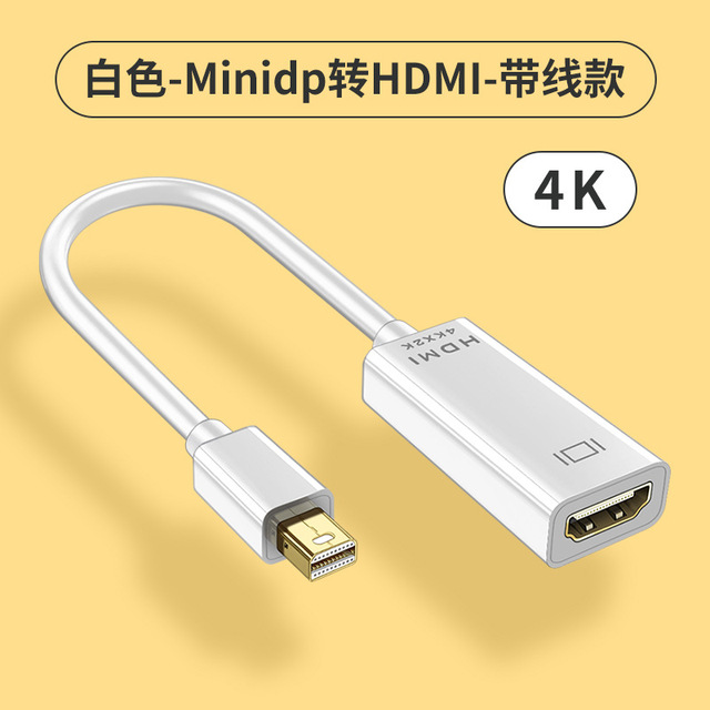 Mini DP To HDMI Adapter Port Converter Mini Displayport To HDMI-compatible Cable 1080P 4K TV Projector For Apple MacBook Air Pro