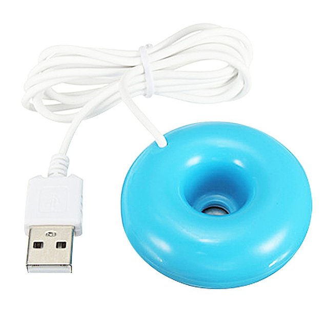 Mini Portable Donuts Negative Ion Humidifier USB Air Humidifier Purifier Aroma Diffuser Steam For Home