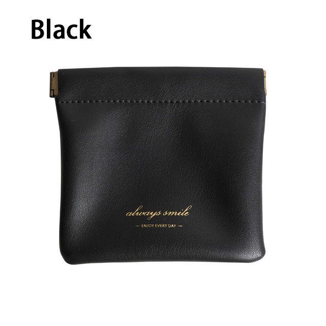 Unisex PU Leather Portable Coin Purse Small Earphone Bag Headphone Organizer Mini Sundry Cosmetic lipstick Change Storage Bag