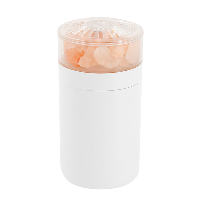 Portable Air Humidifier Aromatherapy For Home 250ML Salt Stone Mini USB Scent Diffuser Ultrasonic Humidifier With Colorful Light