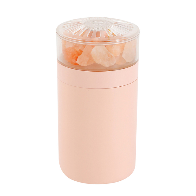 Portable Air Humidifier Aromatherapy For Home 250ML Salt Stone Mini USB Scent Diffuser Ultrasonic Humidifier With Colorful Light