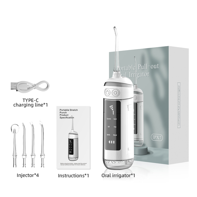 Portable Electric Oral Irrigator Dental Water Jet  Adjustable180ml Water Tank vs xiaomi Wireless Rechargeable Water Flosser