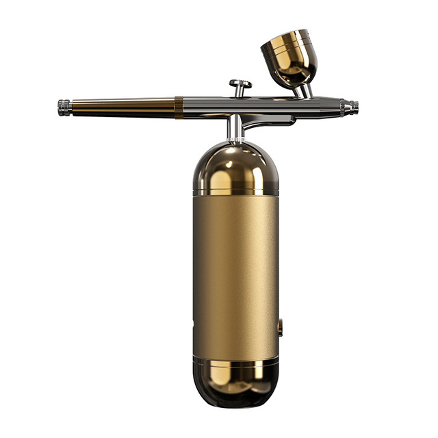 Oxygen Injector Nano High-pressure Spray Water Injector 160kpa Facial Beauty Hydration and Moisturizing Blue Light Oxygen Inject