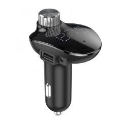 Bluetooth 5.0 FM Transmitter Car Kit MP3 Modulator Player TF Card Wireless Handsfree Audio Receiver Fast Charging Car Charger