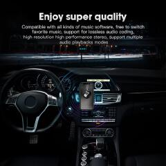 Bluetooth 5.0 FM Transmitter Car Kit MP3 Modulator Player TF Card Wireless Handsfree Audio Receiver Fast Charging Car Charger