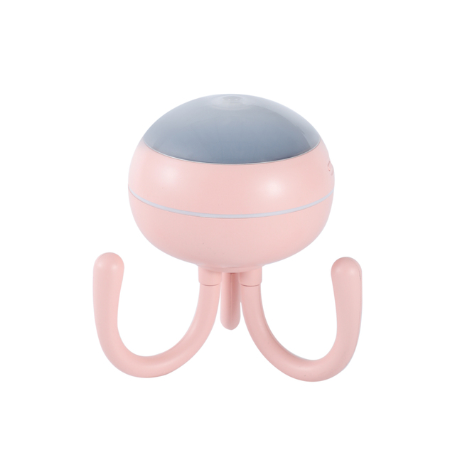 Portable 200ml USB Cool Mist Cute Pet Humidifier Mini Octopus Ultrasonic Air Humidifier for Home Office Bedroom