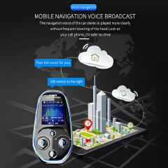 Car FM Transmitter MP3 Player Bluetooth 5.0 AUX Audio Receiver QC3.0 Type C Fast Charging USB Charger Car Kit
