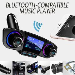 Car Bluetooth FM Transmitter Modulator Handsfree Call Car Kit Dual USB Charger Adapter AUX Audio Music MP3 Player Accessories