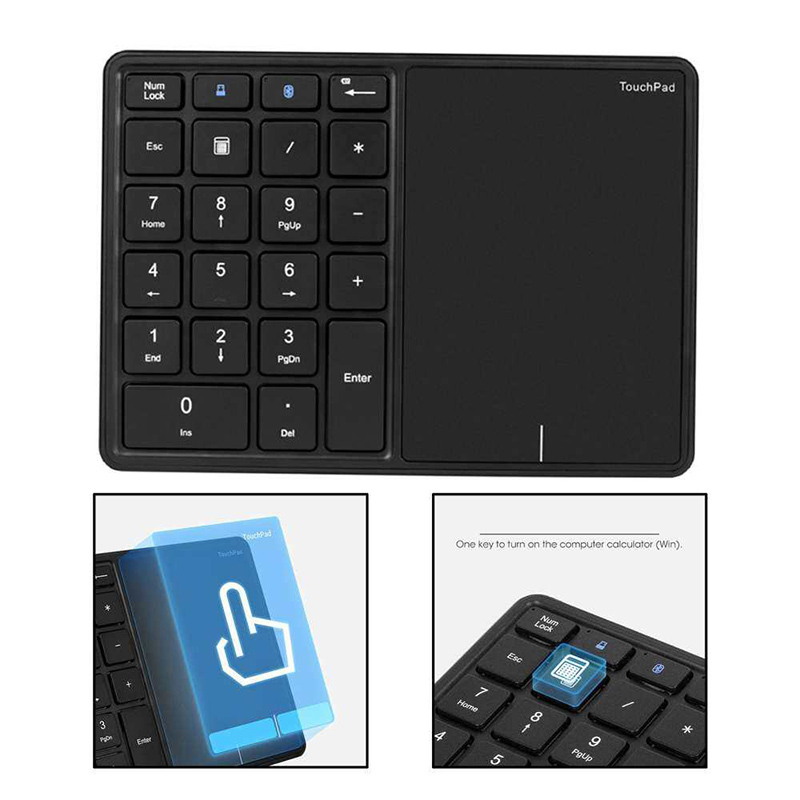 Best price for SeenDa 2.4G Bluetooth Keyboard Numeric Keypad 22 Keys ...