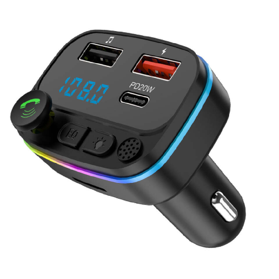 Car Fast Charger MP3 Music Player Navigation Handsfree Audio Receiver TF/U Disk Wireless Bluetooth-compatible 5.0 FM Transmitter