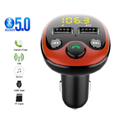 Car Wireless Bluetooth FM Transmitter MP3 Music Player Radio Dual USB Car Fast Charger Adapter Car Accessories