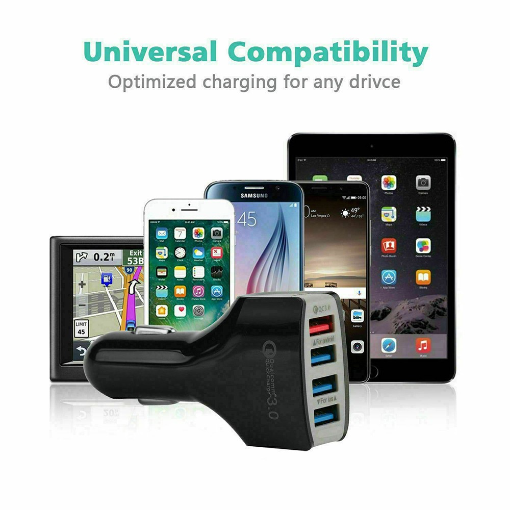 2-4 USB Universal Car Fast Charger Socket 12V Distributor Power Adapter Cigarette Lighter High Quality Usb Charger