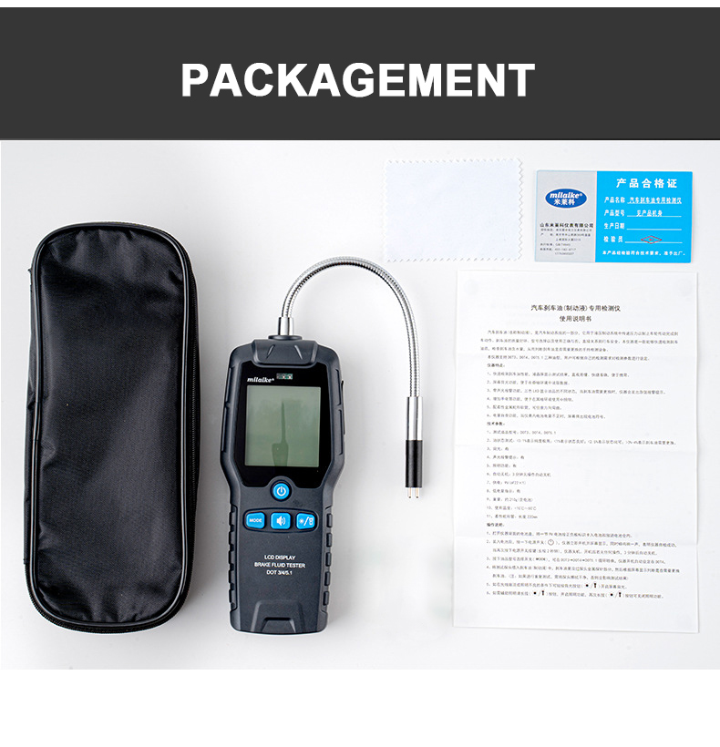 1PC Digital Car Brake Oil Testing Tool Engine Oil Tester Auto Oil Quality Detector Gas Analyzer Brake Fluid Tester Inject Checker