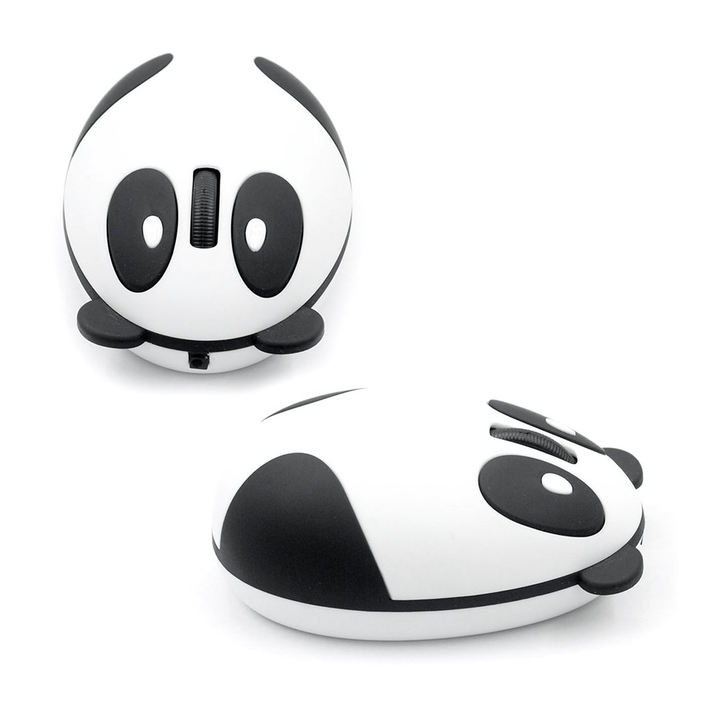 Ergonomic 2.4GHz Wireless Rechargeable Optical Panda Shape Computer Mouse Gaming Professional Gamer Mouse