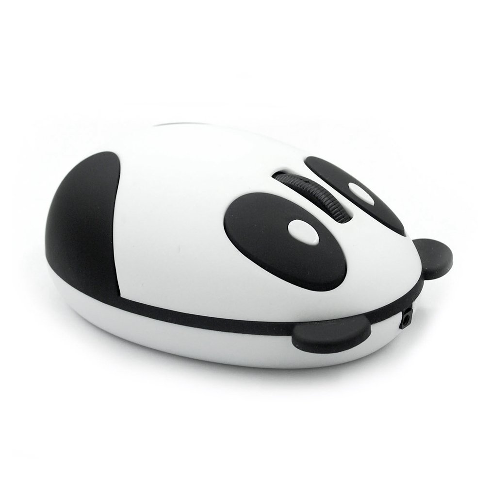 Ergonomic 2.4GHz Wireless Rechargeable Optical Panda Shape Computer Mouse Gaming Professional Gamer Mouse