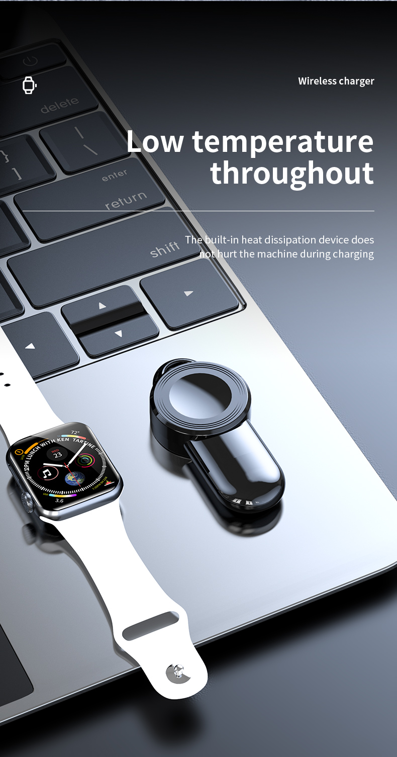 Portable Wireless Charger for Apple Watch 7 6 SE 5 4 Charging Dock Station for iwatch Series 3 2 1 Mobile Accessories