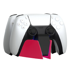 Game Controller Charger Dock Wireless Controller Charging Station Cradle for PS5 Console Children Holiday Gift