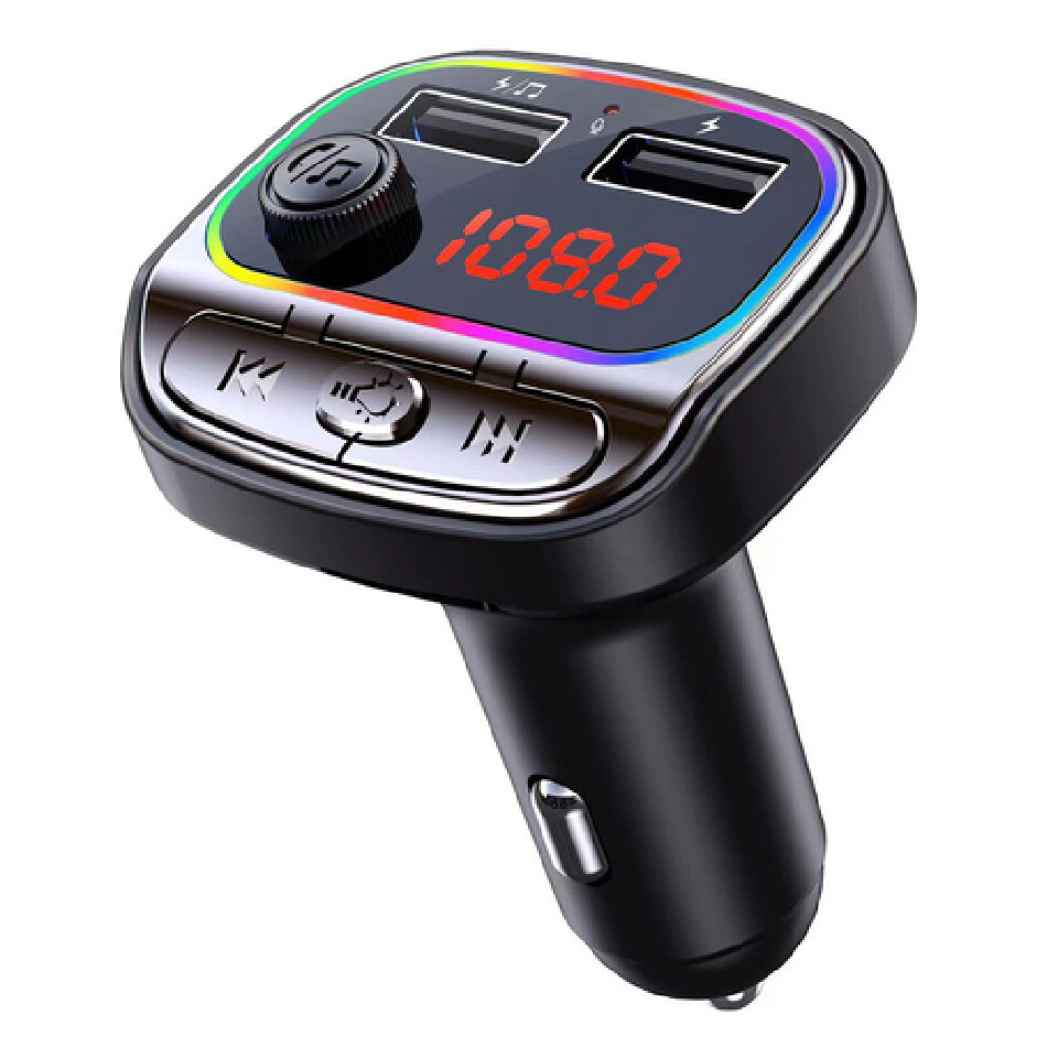 Car Bluetooth-compatible 5.0 FM Transmitter 3.1A Fast Charger Car Mp3 Player Music Handsfree Modulator With TF U Car Accessories