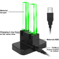 Controller Charger LED Indicator Charging Dock Station