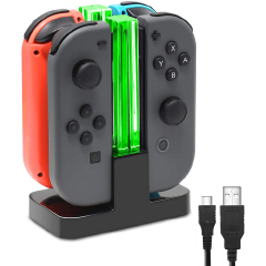 Controller Charger LED Indicator Charging Dock Station