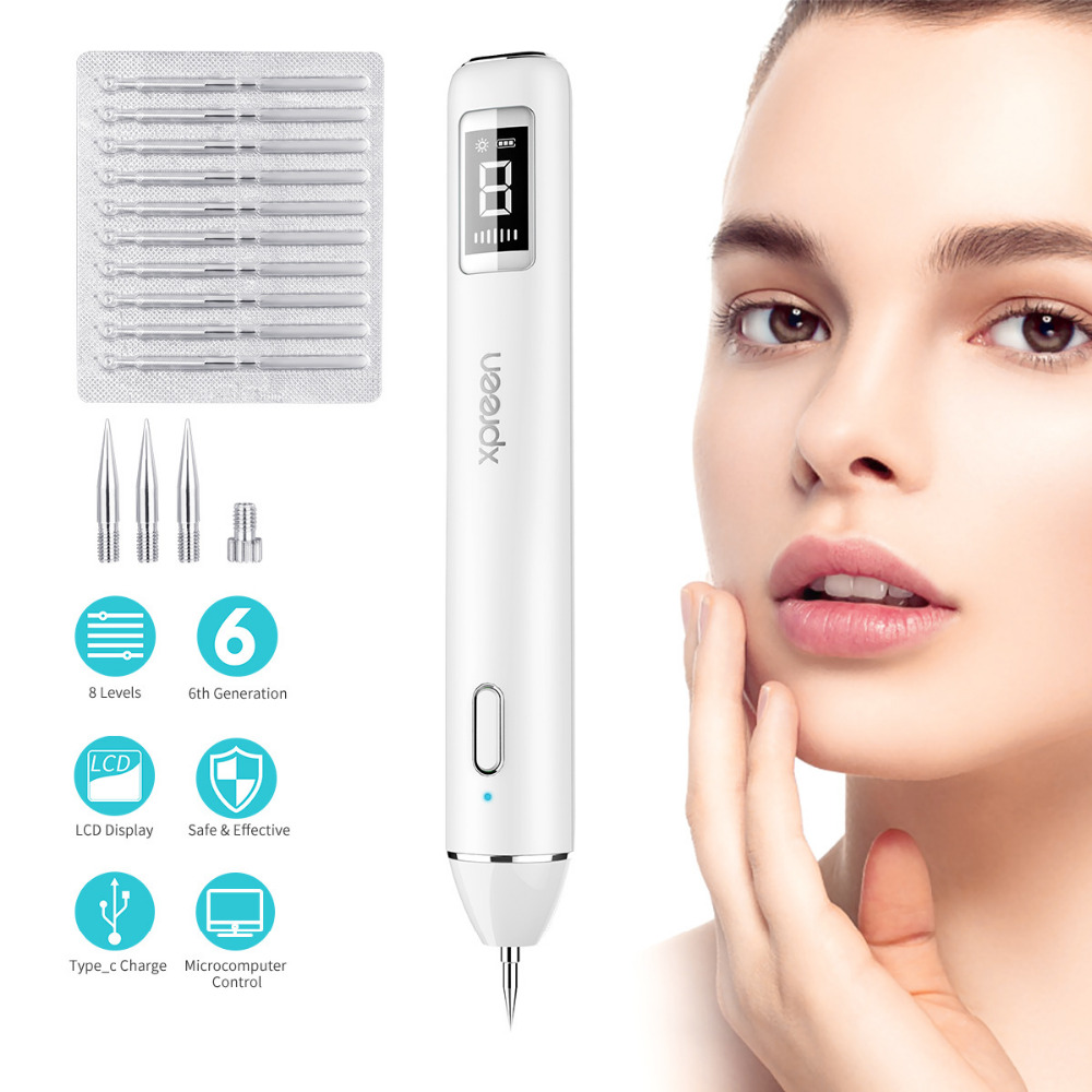 Plasma Pen LCD Fibroblast Laser Pen machine Mole Tattoo Remover Machine Skin Tag Removal Spot Cleaner Plasma