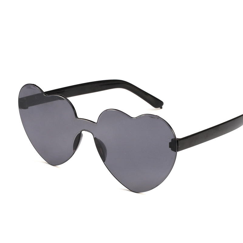 Candy color heart shape ocean personality glasses sunglasses