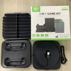 1PC Dual Controller Host Holder Charging Dock Station 4 Ports USB2.0 Hub with Disc Storage Bracket Gamepad Charger for Xbox Series X