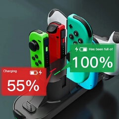 6 In 1 For Switch Oled Controller Charging Dock Support 6 Joypad Charger Stand Station For Switch Pro Console Dropship