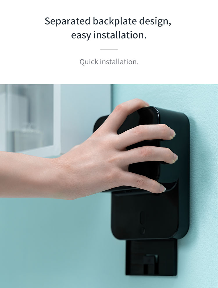 Soap Dispenser Wall-mounted LED Screen Hand Washer Automatic Induction Foam Infrared Smart Hand Sanitizer Machine