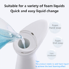 Touchless Automatic Soap Dispenser  Smart Foam Machine Infrared Sensor Foam Soap Dispenser Hand Sanitizer