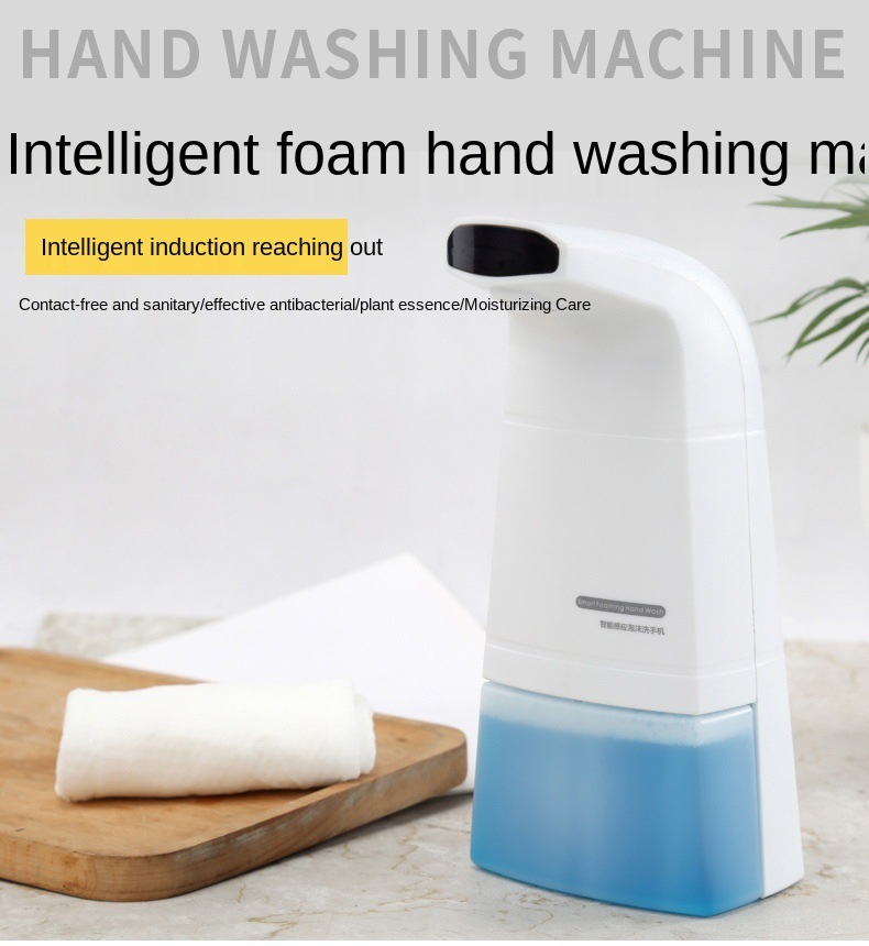 Automatic Foam Machine Soap Dispenser LED Display Automatic Induction Foam Hand Washer Sensor Household Infrared Soap Dispenser