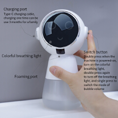 Automatic Foaming Soap Dispenser Smart Induction Hand Sanitizer Dispenser Home Electric Foam Washing Hand Machine