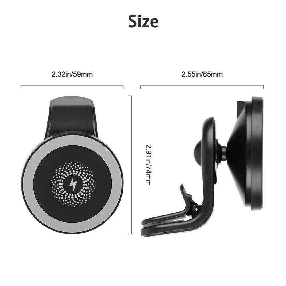 New 15W Magnetic Car Wireless Charger Holder for magsafe Series IPhone 12 13 Pro Max Mini Fast Car Charging Phone Stand