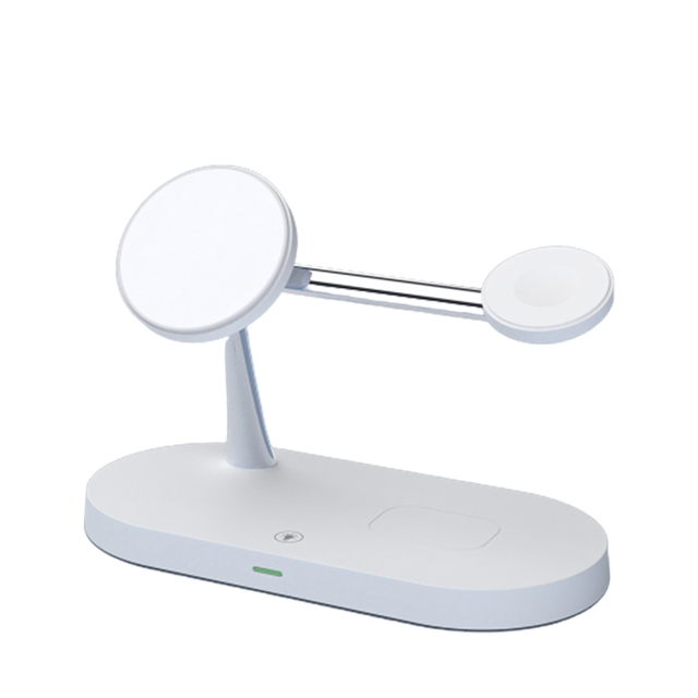 30W Magnetic Wireless Charger For iPhone 13 12 Pro Max for Apple Watch 7 6 Airpods Phone Holder 3 in 1 QI Fast Charging Station