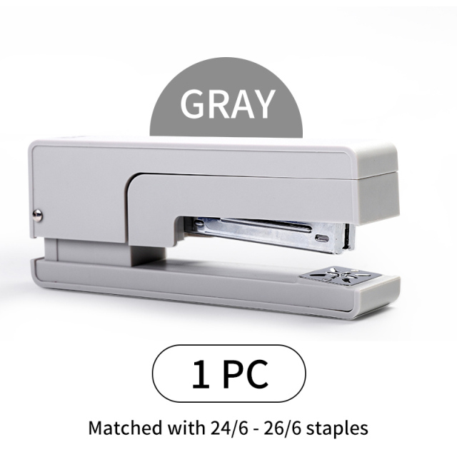 3 Colors 360 Degree Rotary Stapler Desktop Stapler with Staples Sharp Chisel for Office and school Stationery accessories